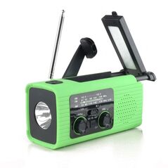 Ραδιόφωνο PRISTAR FM με φακό 4000 mAh YX318 πράσινο