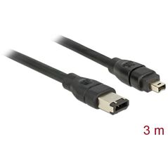 Delock 3m, Czarny (82578)