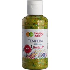 Happy Color Farba tempera brokatowa 118ml złota