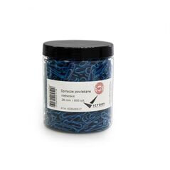 Victory Office Product VICTORY OFFICE CLIPS ΓΡΑΦΕΙΟΥ 28MM 800 ΤΕΜ. ΣΤΡΟΓΓΥΛΟ ΕΠΙΚΑΛΥΜΜΕΝΟ ΜΠΛΕ ΜΕΓΑΛΟ ΒΑΖΟ
