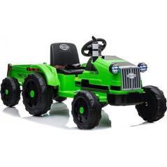 Lean Cars Traktor na Akumulator z Przyczepą CH9959 Zielony