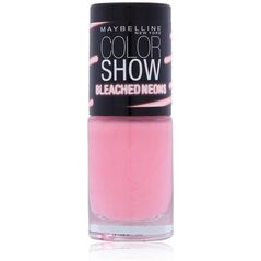 Maybelline  Maybelline, Color Show Bleached Neon, Nail Polish, Nr. 243, Tropink, 7 ml For Women