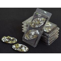 Gamers Grass Gamers Grass: Bases Oval - Winter 90 mm (2 szt.)