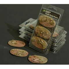 Gamers Grass Gamers Grass: Bases Oval - Badlands 75 mm (3 szt.)