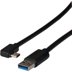 Καλώδιο USB EFB EFB USB 3.2 Gen2 10Gbit 3A Καλώδιο σύνδεσης Τύπου-A Αρσενικό - Τύπου-C Αρσενικό 0,5m