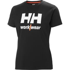 Γυναικείο T-shirt Helly Hansen HELLY HANSEN Logo T-Shirt, μαύρο XS