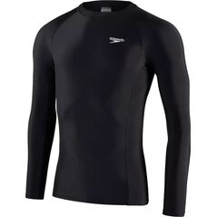 Męska koszulka uv Speedo LS SP TOP AM black/white rozmiar XL
