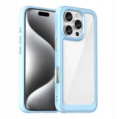 Θήκη Outer Space Case για iPhone 16e κάλυμμα με ελαστικό πλαίσιο - μπλε