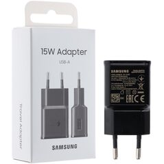 "Samsung 15W USB-A Fast Adapter EP-TA200 - Black"