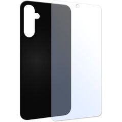 PEDEA Μαλακή Θήκη TPU Samsung Galaxy A55 5G, μαύρο + Προστατευτικό Γυαλί