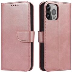 Θήκη Magnet Case με καπάκι για Samsung Galaxy S24 FE - ροζ