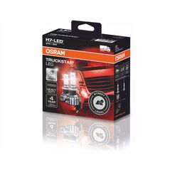 Λάμπα LED (Σετ 2 τεμ.) H7 24V PX26D δυνατότητα νομιμοποίησης για επιλεγμένα αυτοκίνητα TRUCKSTAR LED, λευκό 6000K