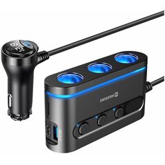 Φορτιστής αυτοκινήτου Swissten 2x USB-C PD / 1x USB-A QA 3.0 / 3x CL