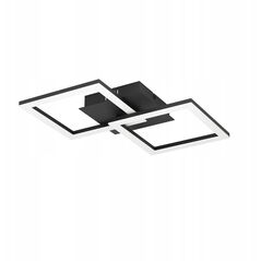 Φωτιστικό οροφής LED EGLO RGBIC PLAFONIERA, 2x9.8W, RGB, 2100 lm, 525x310x80 mm, με τηλεχειριστήριο