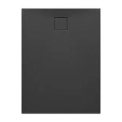 Σετ C255 Μπροτζίκ Προστ Τάκο Σλιμ 120X90X4,5 Μαύρο Ματ + Σιφόν (VIRT)