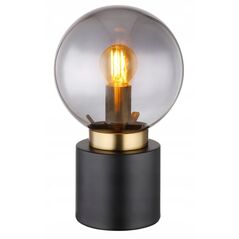 Επιτραπέζιο φωτιστικό GLOBO MARKA, 1xE14, 25W, 230V, καλώδιο 1.5m, μέταλλο, μαύρο χρώμα, o15x24.5cm