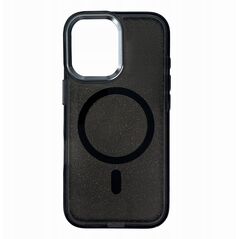 Θήκη Glitter Case με MagSafe για iPhone 16e - μαύρο