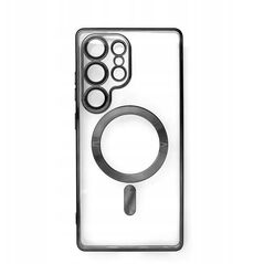 Θήκη Electroplated Case με MagSafe επιμεταλλωμένη για iPhone 16e - μαύρη