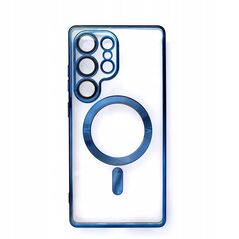 Θήκη Electroplated Case με MagSafe γαλβανισμένη για iPhone 16e - μπλε