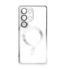 Θήκη Electroplated Case με MagSafe γαλβανισμένη για iPhone 16e - ασημί