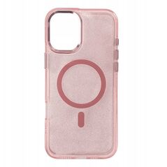 Θήκη Glitter Case με MagSafe για Samsung Galaxy A16 5G - ροζ