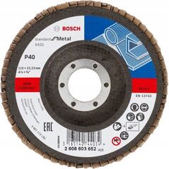 TARCZ/LISTK,X431WYG, 115x22.23mm, G40