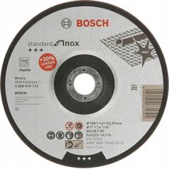 Δίσκος κοπής Std. f/Inox 180x1,6x22,23 W