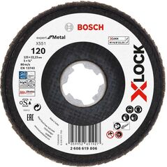 Tarcza listkowa     X551 125mmG120XLoc