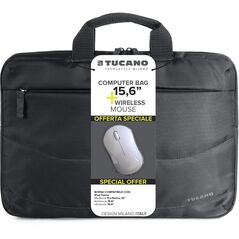 Τσάντα υπολογιστή Tucano Borsa Idea 15.6" + ποντίκι, μαύρο