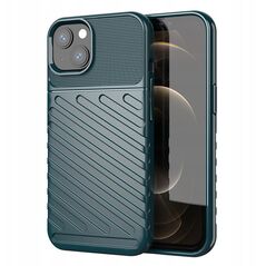 Θήκη Thunder ελαστική θωρακισμένη θήκη κάλυμμα iPhone 13 mini πράσινο