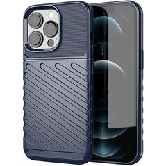 Θήκη Thunder ελαστική θωρακισμένη θήκη κάλυμμα iPhone 13 Pro μπλε