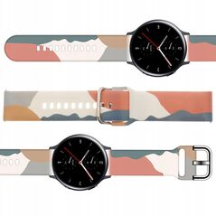 Λουράκι Strap Moro για Samsung Galaxy Watch 45 / 46 / 47 mm σιλικονούχο βραχιόλι λουράκι για ρολόι - σχέδιο 15