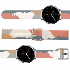 Λουράκι Pasek Moro για Samsung Galaxy Watch 40 / 41 / 42 / 43 / 44 mm σιλικονούχο βραχιόλι λουράκι για ρολόι - σχέδιο 15