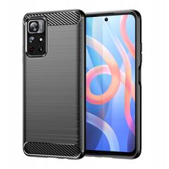 Θήκη Carbon elastyczne etui pokrowiec Xiaomi Redmi Note 11 czarny
