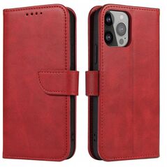 Θήκη Magnet Case Samsung Galaxy S23 με καπάκι πορτοφόλι βάση κόκκινη