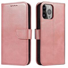 Θήκη Magnet etui Samsung Galaxy S23+ pokrowiec z klapką portfel podstawka ροζ