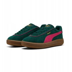 Γυναικεία casual παπούτσια Puma Club Klassika SD, σκούρο πράσινο-ροζ