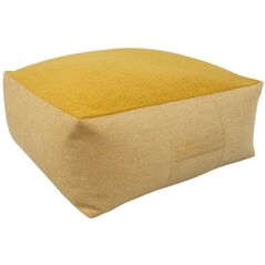 Σάκος Pufas Home4You Lamb, 80x80x30 cm, κίτρινος