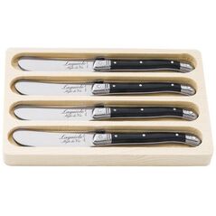 Μαχαίρια βουτύρου LAGUIOLE Laguiole Black ΣΕΤ 4 SdV