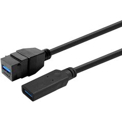 Vivolink Keystone Μαύρο USB3,0 A-Female σε USB3,0 A-Male
