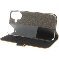 Θήκη Flip Premium Insmat, Apple iPhone 16, καφέ