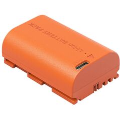 SmallRig 4968 LP-E6NH USB-C Rechargeable Camera Battery - Orange