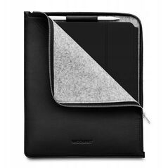 Δερμάτινη Θήκη Folio Woolnut για iPad Pro 13" & Air, μαύρο