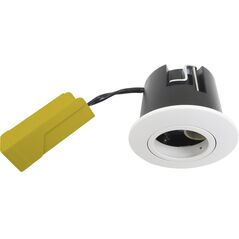 Γρήγορη εγκατάσταση NORDTRONIC G2, GU10, στρογγυλό, ματ λευκό, για εσωτερική και εξωτερική χρήση