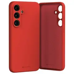 Etui Mercury Silicone do Samsung Galaxy S24 FE czerwony