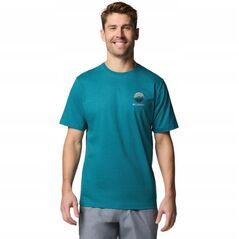 Columbia Kettle River Outdoor Tee 2120411364 Πράσινο L