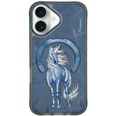Etui Nimmy Magnetic Fantasy Animal       MagSafe do iPhone 16 niebieski
