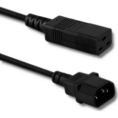 Kabel zasilający Qoltec Kabel zasilający Qoltec do UPS | C14/C19 | 2m