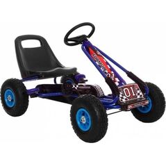 Lean Sport Gokart Niebieski A-15 Pompowane Koła