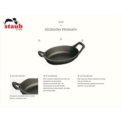 STAUB Garnek Staub Minis żeliwny 250 ml
